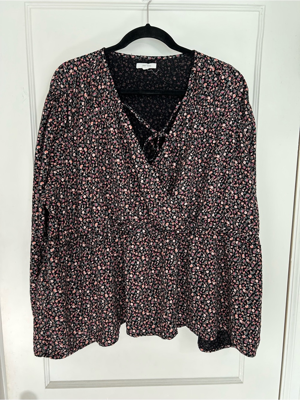 Maurices Floral Peplum Top 4x